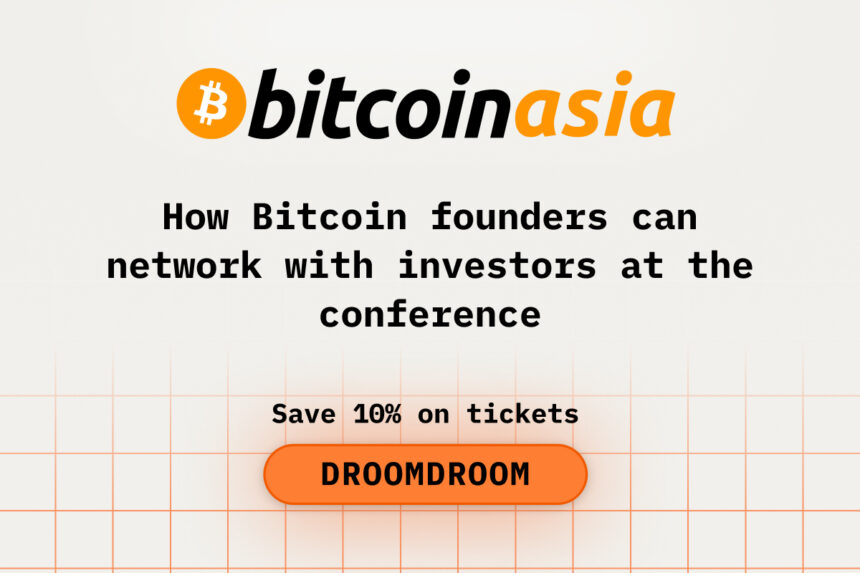 How Bitcoin Founders Can Network with Investors at Bitcoin Asia Conference
