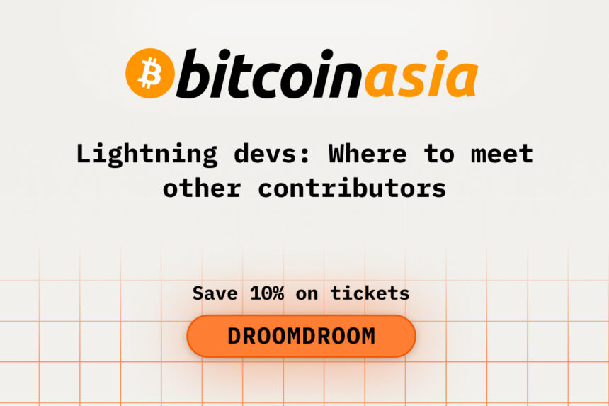 Lightning Devs: Where to Meet Other Contributors During Bitcoin Asia