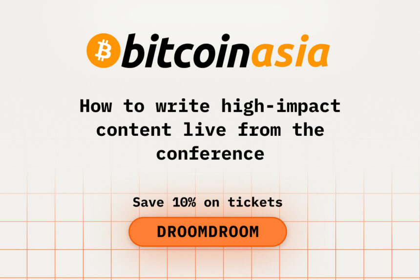 How to Write High-Impact Content Live from the Bitcoin Asia Conference
